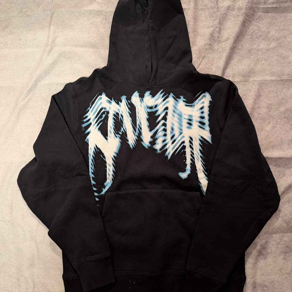 Revenge Clothing Black and Blue Hoodie